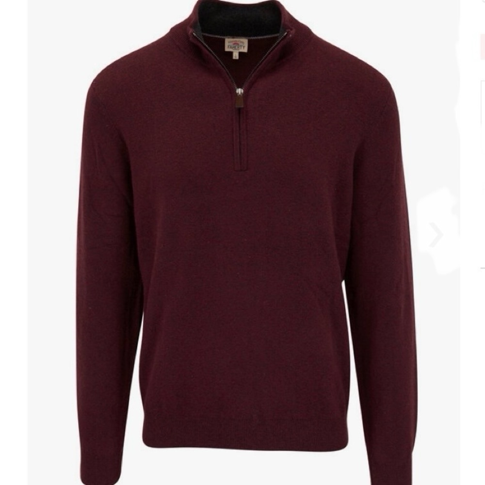 Faherty Men's 1/4 Zip Sweater